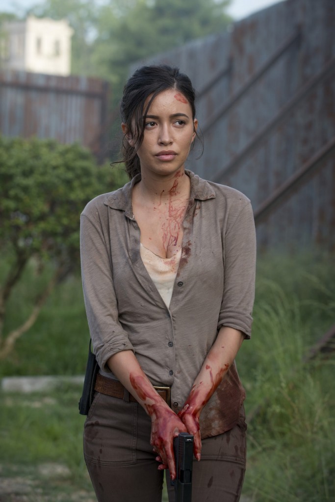 Christian Serratos as Rosita Espinosa - The Walking Dead _ Season 6, Episode 2 - Photo Credit: Gene Page/AMC